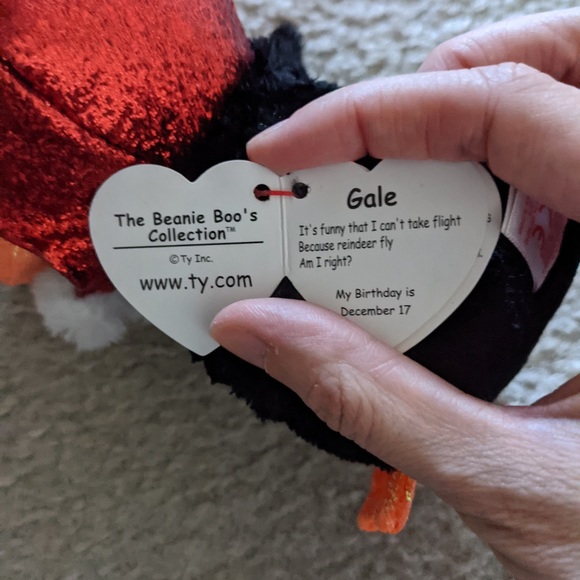 Ty beanie boo’s collection name is Gale, birth December 17 2019 - Picture 4 of 4